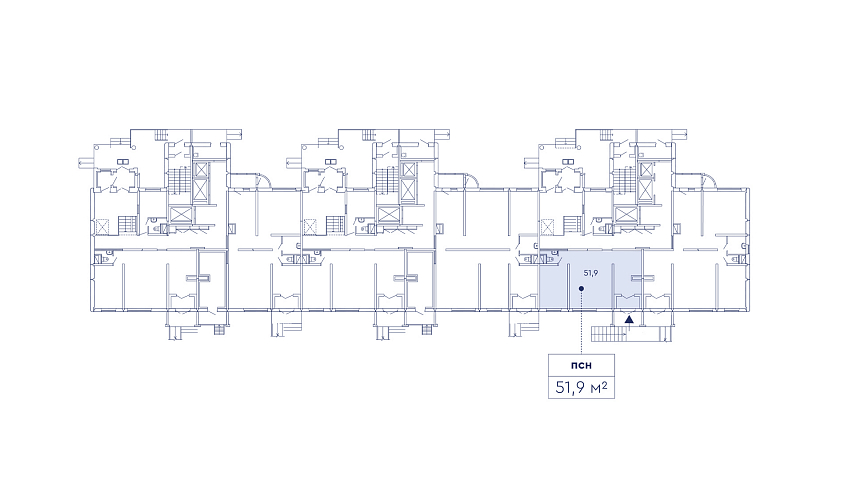 ПСН 51,9 кв.м. ЖК Бутово Парк, 28 - Аренда ПСН