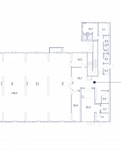 Супермаркет 614,60 м² в Наметкин Тауэр - Продажа Торговое помещение