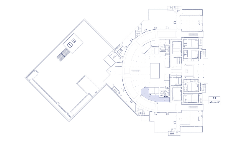 Помещение 410,96 кв.м. в ТРЦ Гудзон - Аренда ПСН