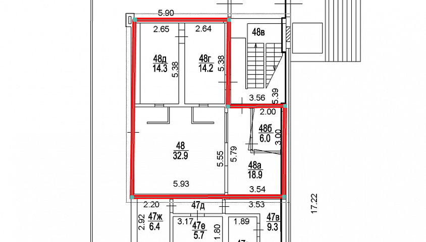 Торговое помещение 86,3 м² в ТЦ Южный - Аренда Торговое помещение