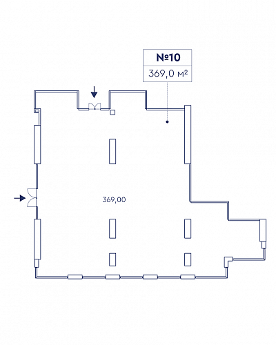 ПСН 369 кв.м. в ЖК RED 7 - Аренда Торговое помещение