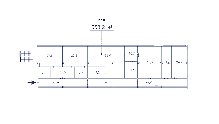 Помещение свободного назначения 338,2 кв.м. в ТЦ Южный - Аренда ПСН