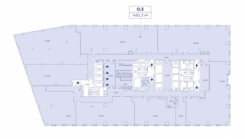 Офис 1482,30 м² в МФК Мираполис - Продажа Офисное помещение