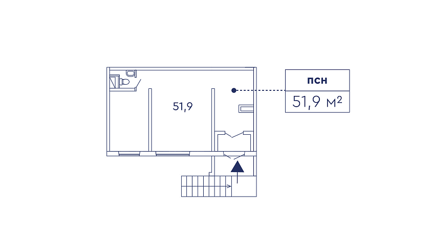 ПСН 51,9 кв.м. ЖК Бутово Парк, 28 - Аренда ПСН